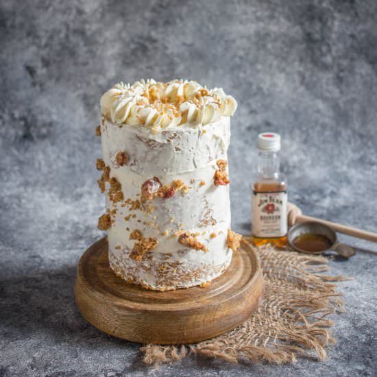 Spiced Honey and Bourbon Cake