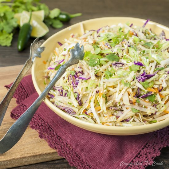 Asian Kohlrabi Slaw