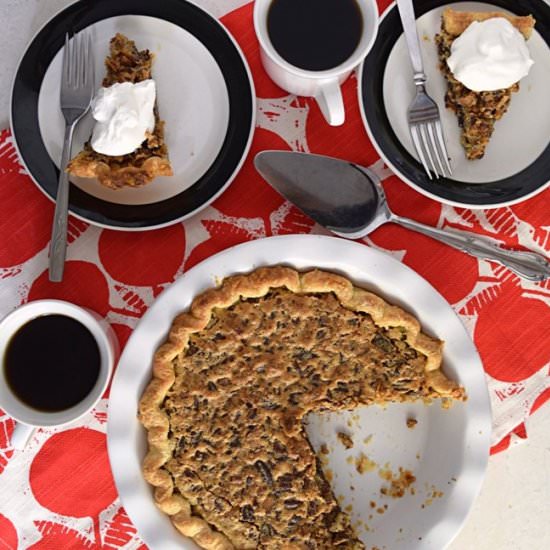 Bourbon Chocolate Pecan Pie