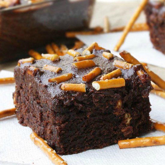 Pretzel Brownies