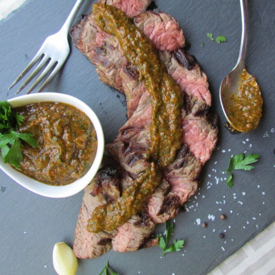 Roasted Tomato Chimichurri Sauce