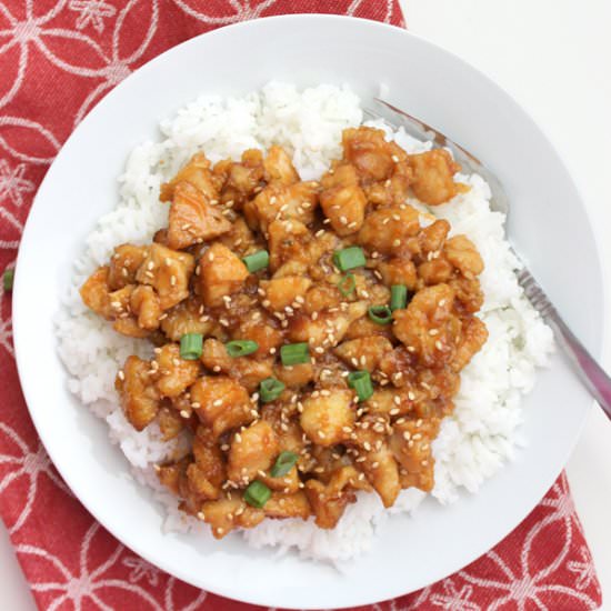 Crockpot Sweet and Sour Chicken