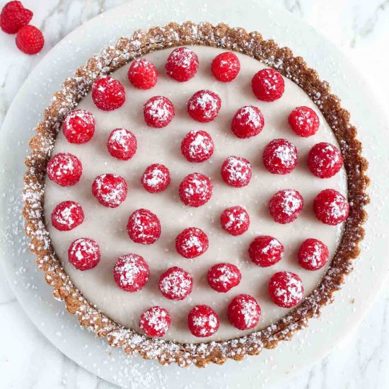 Raspberry Coconut Tart