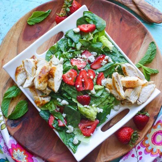 Chicken Salad with Strawberries