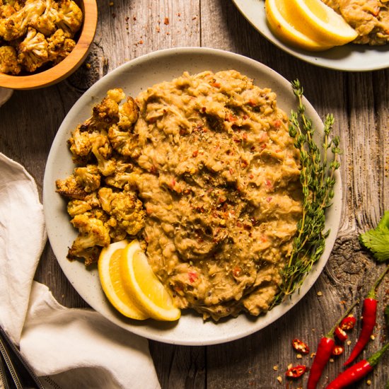 Lebanese Spiced Chicken in Lentils