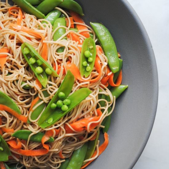 Springy Soba Noodle Salad