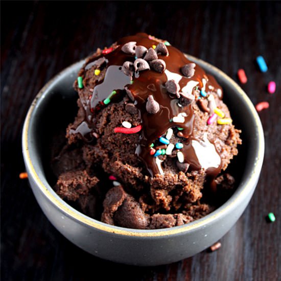 Edible Brownie Batter Cookie Dough