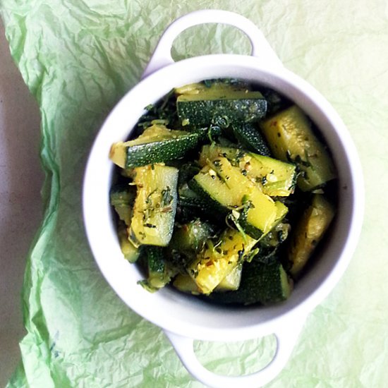 Zucchini Coriander Lemon Dressing