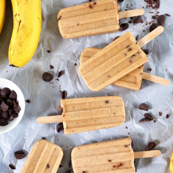 Banana Chocolate Pops