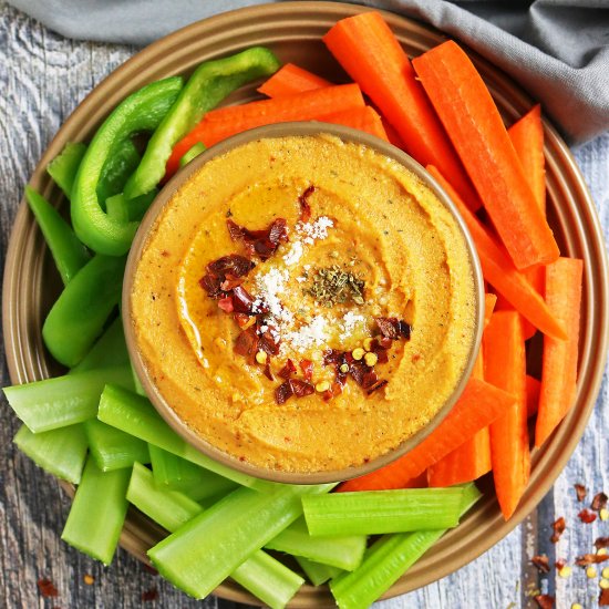 Easy Delicious Pizza Hummus