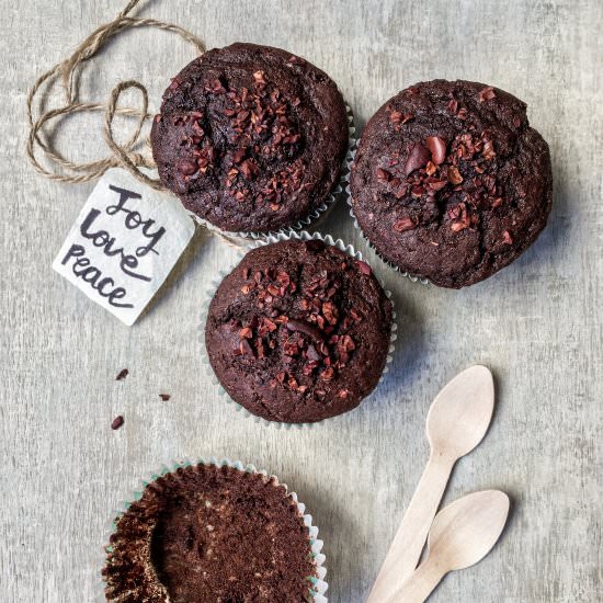 Healthy Chocolate Muffins