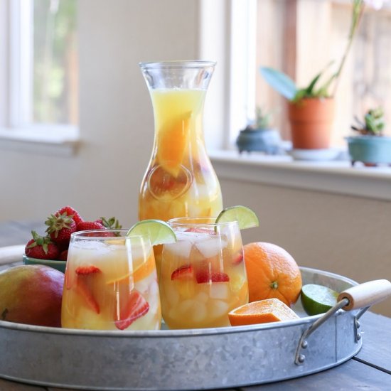 Tropical White Sangria