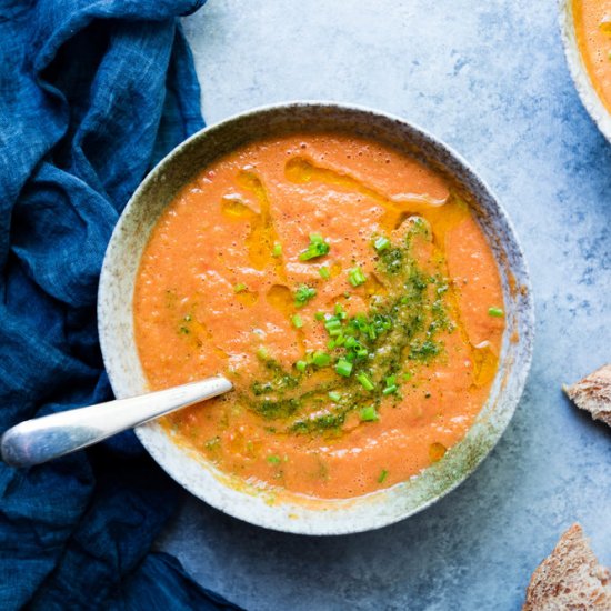 Heirloom Tomato Gazpacho