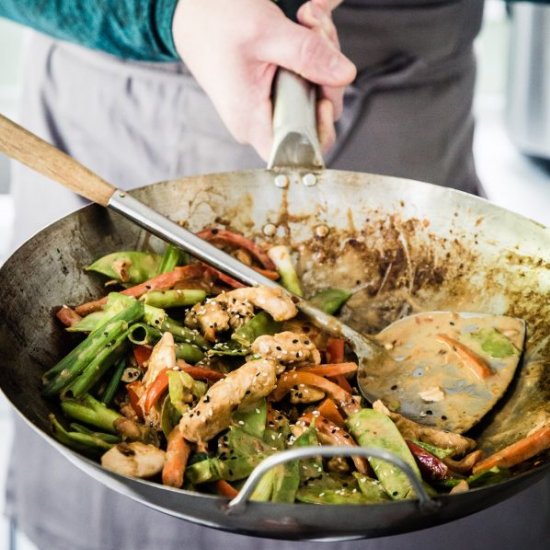 Peanut Chicken Stir-fry