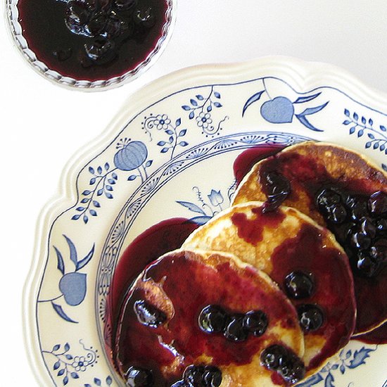 Homemade Blueberry Syrup or Sauce