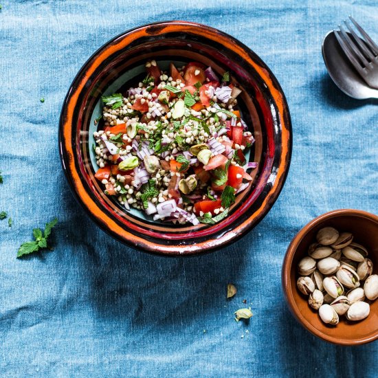 Buckwheat and Pistachio Tabouleh