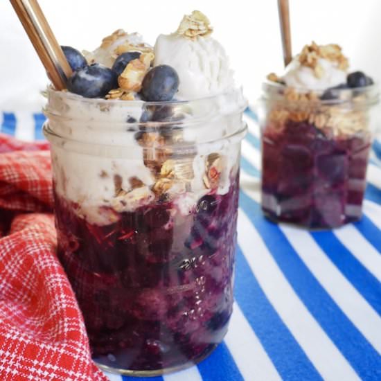 Gluten-Free Blueberry Cherry Crisp