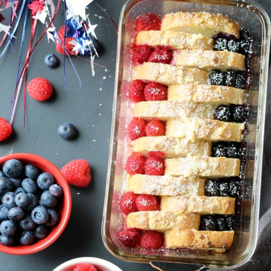 Berries Cream Cheese French Toast