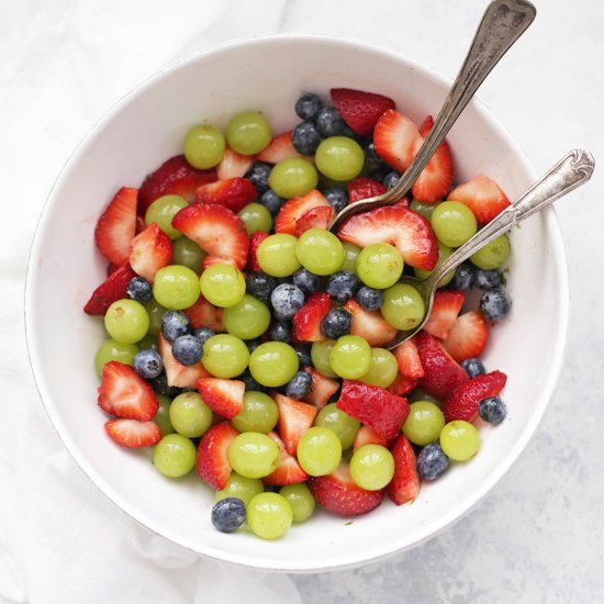 Honey Lime Fruit Salad