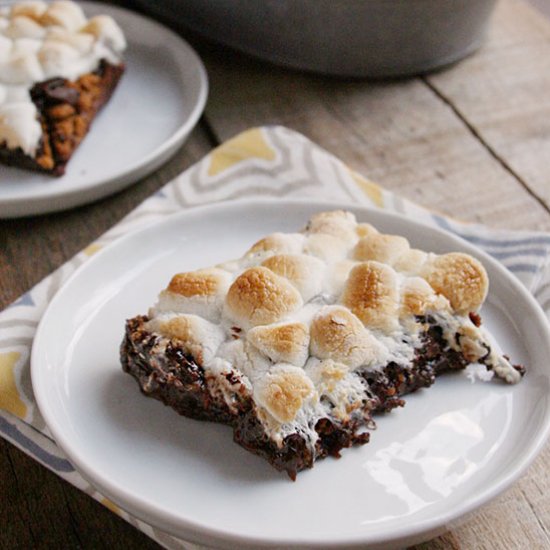 S’mores Brownies From Scratch