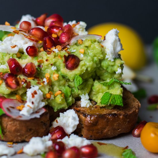 Smashed Avocado On Toast