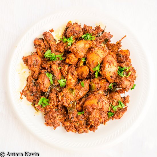 Andhra Fusion Spicy Chicken Fry