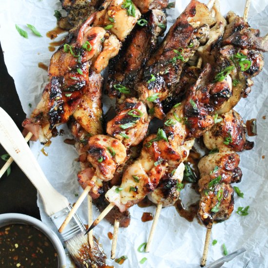 Kickin’ Chicken Skewers