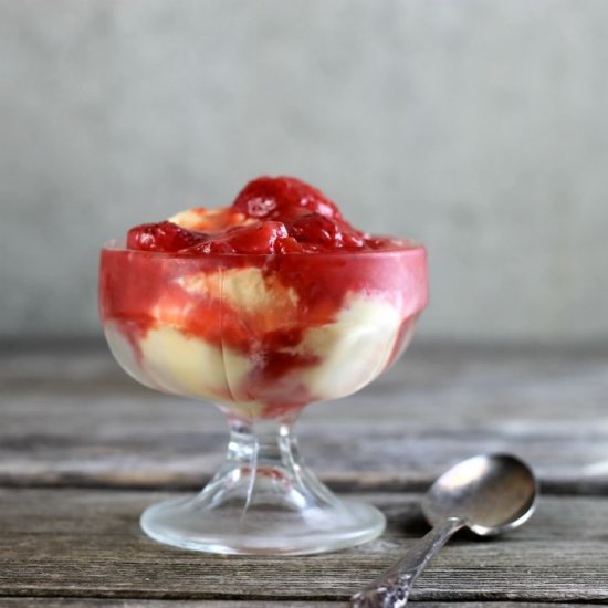 Strawberry  Rhubarb Sauce