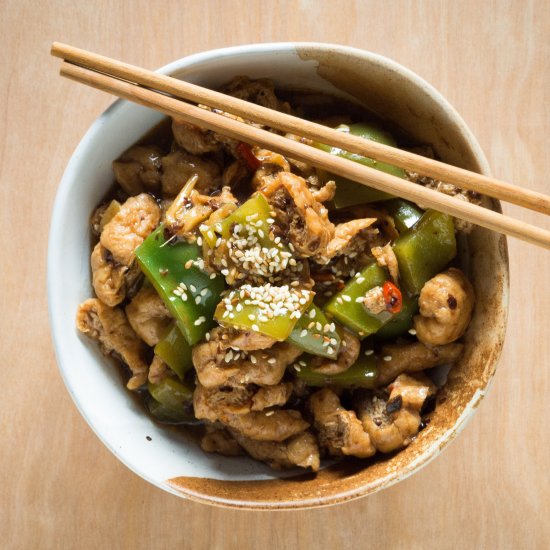 Tofu in Black Bean Sauce