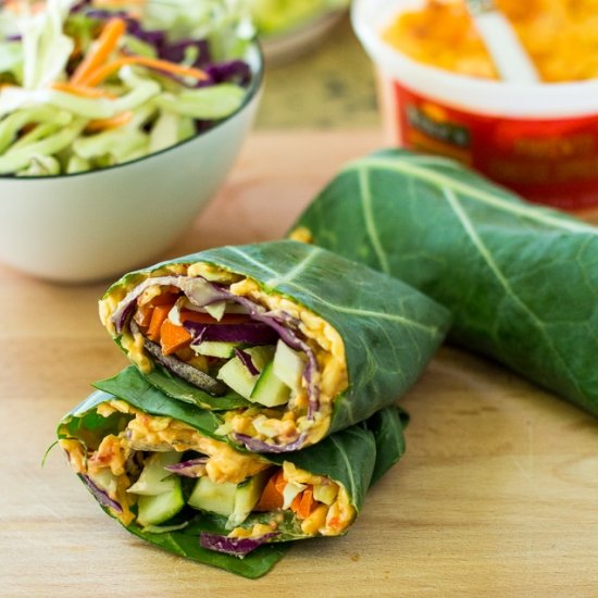 Pimiento Cheese Collard Wraps