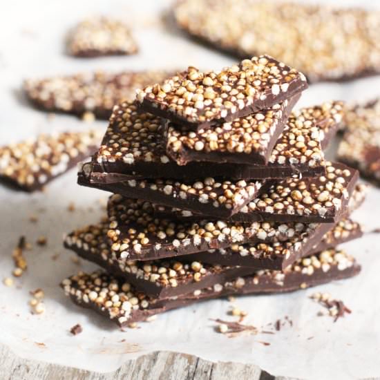 Crunchy Dark Chocolate Bark