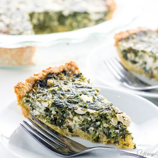 Greek Spinach Pie (Low Carb, GF)