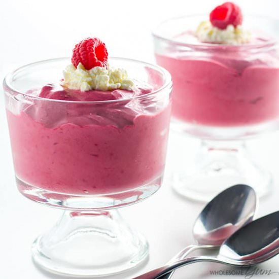 Raspberry Ice Cream (Sugar-Free)