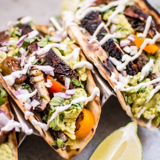 Grilled Portobello Mushroom Tacos