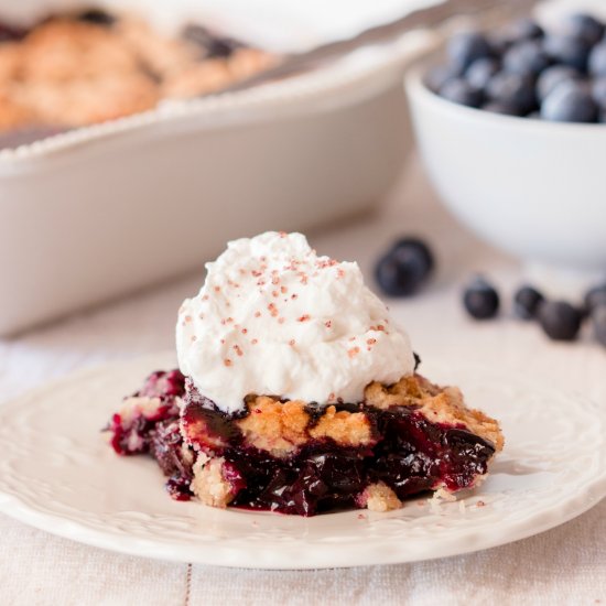 Blueberry Coffee Cobbler