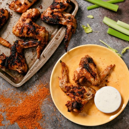 Grilled BBQ Wings