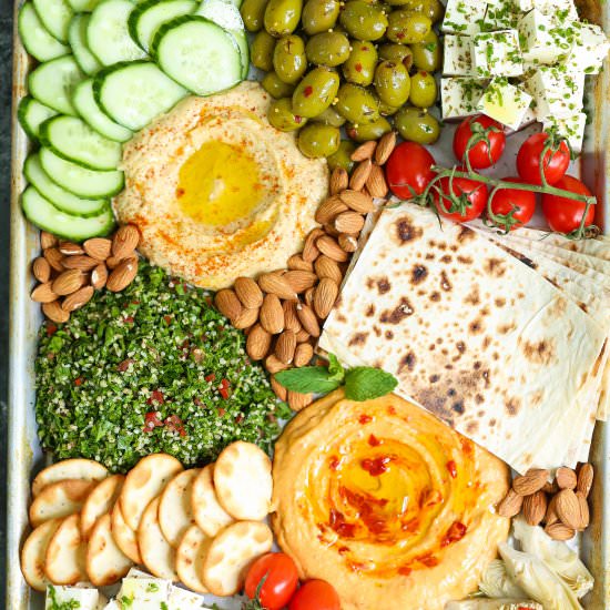 The Perfect Easy Mezze Platter