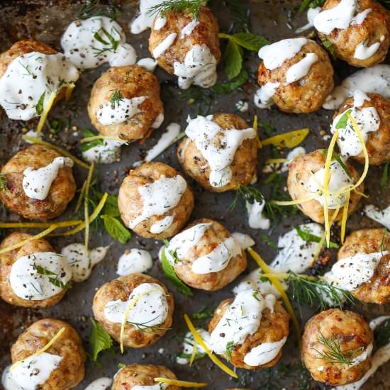 Greek Turkey Meatballs