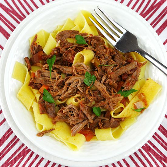 Slow Cooker Lamb Ragu