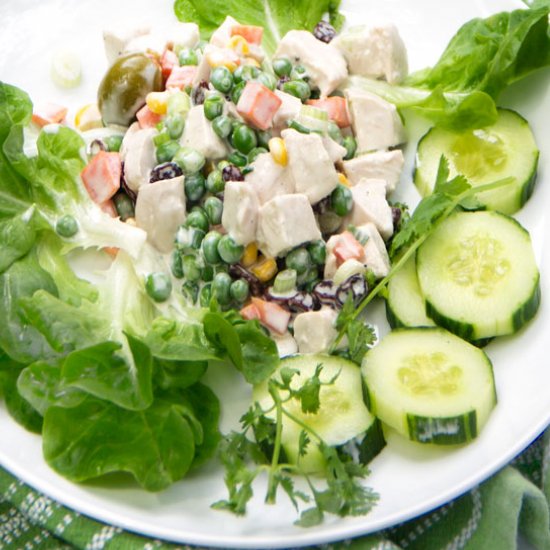 Brazilian Chicken Salad: Salpicão