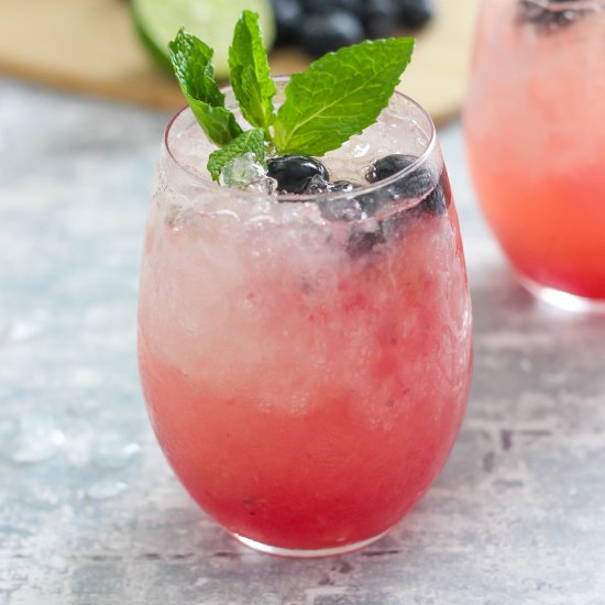 Blueberry Bourbon Summer Smash