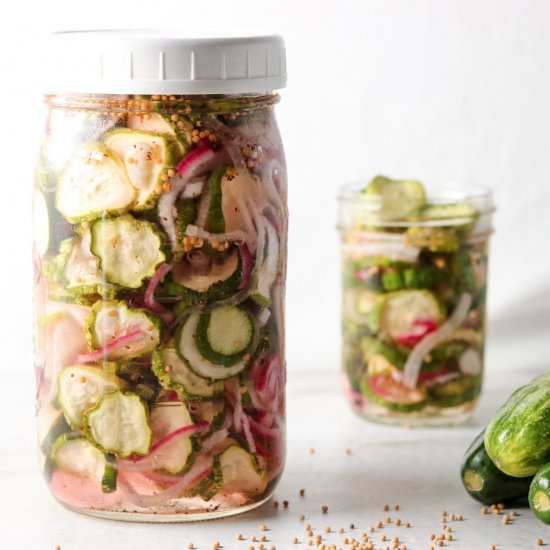 Sweet Refrigerator Pickles