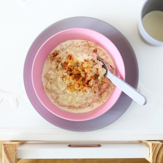 Porridge with Grated Apple