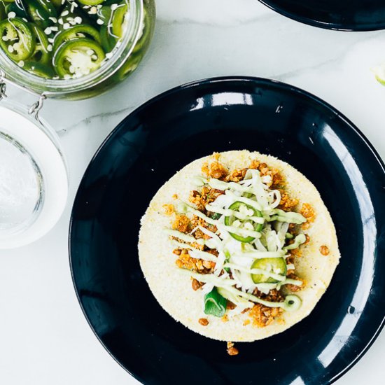 Vegan Cauliflower Lentil Tacos