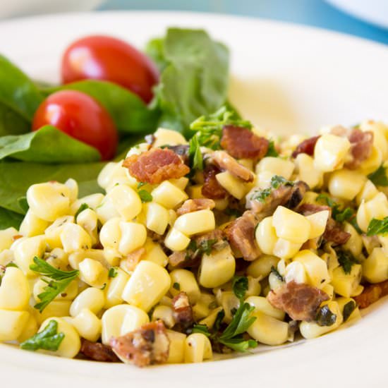 Sauteed Corn with Bacon