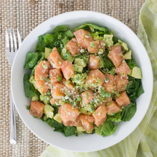 Raw Salmon Bowl