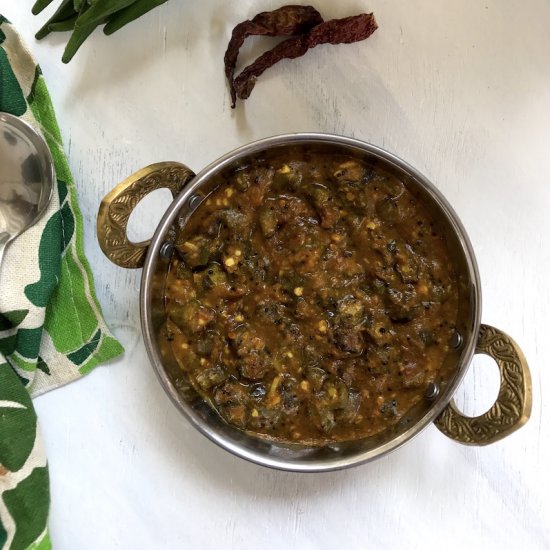 South Indian Okra Curry