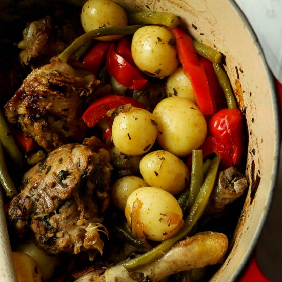 One-Pot Berbere Chicken and Potato