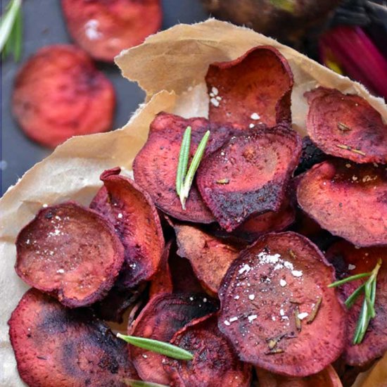 5 Irresistible Baked Veggie Chips