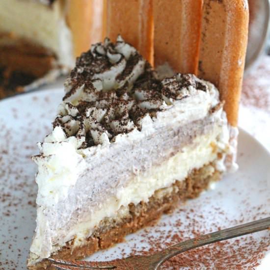 No Bake Tiramisu Cheesecake